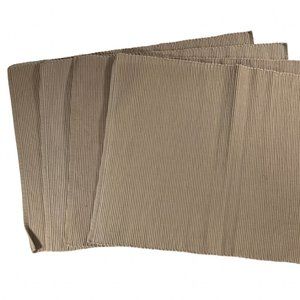 Beige Textured Placemats x4